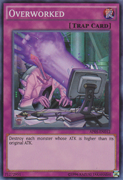 Overworked YGO Card