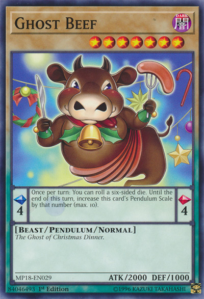 Ghost Beef YGO Card