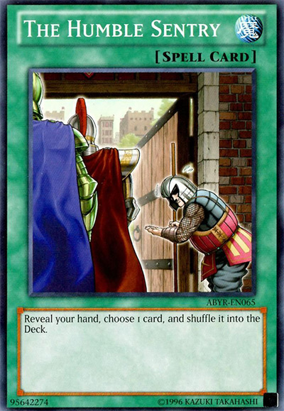 The Humble Sentry Yu-Gi-Oh Card