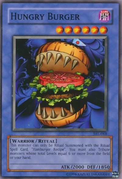 Hungry Burger Yu-Gi-Oh Card