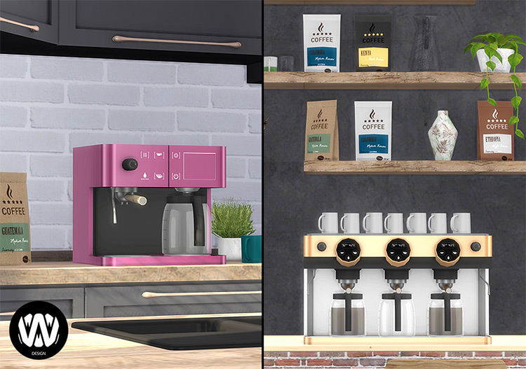 Coffee Makers Custom Designed TS4 CC