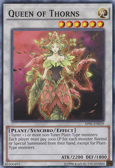 Queen of Thorns Yu-Gi-Oh Card