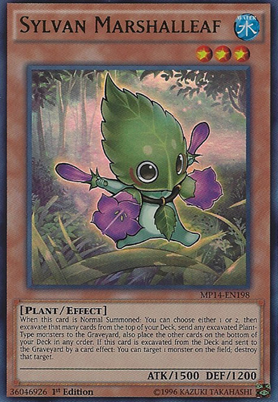 Sylvan Marshalleaf Yu-Gi-Oh Card