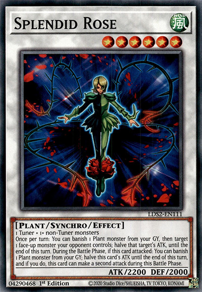 Splendid Rose YGO Card