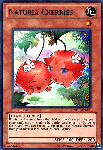Naturia Cherries Yu-Gi-Oh Card