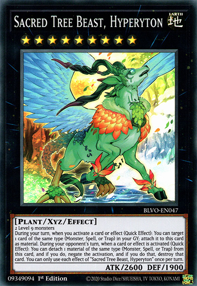 Sacred Tree Beast, Hyperyton Yu-Gi-Oh Card