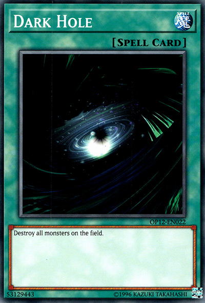 Dark Hole Yu-Gi-Oh Card