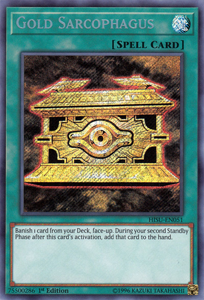 Gold Sarcophagus Yu-Gi-Oh Card