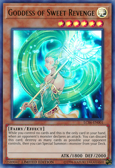 Goddess of Sweet Revenge YGO Card