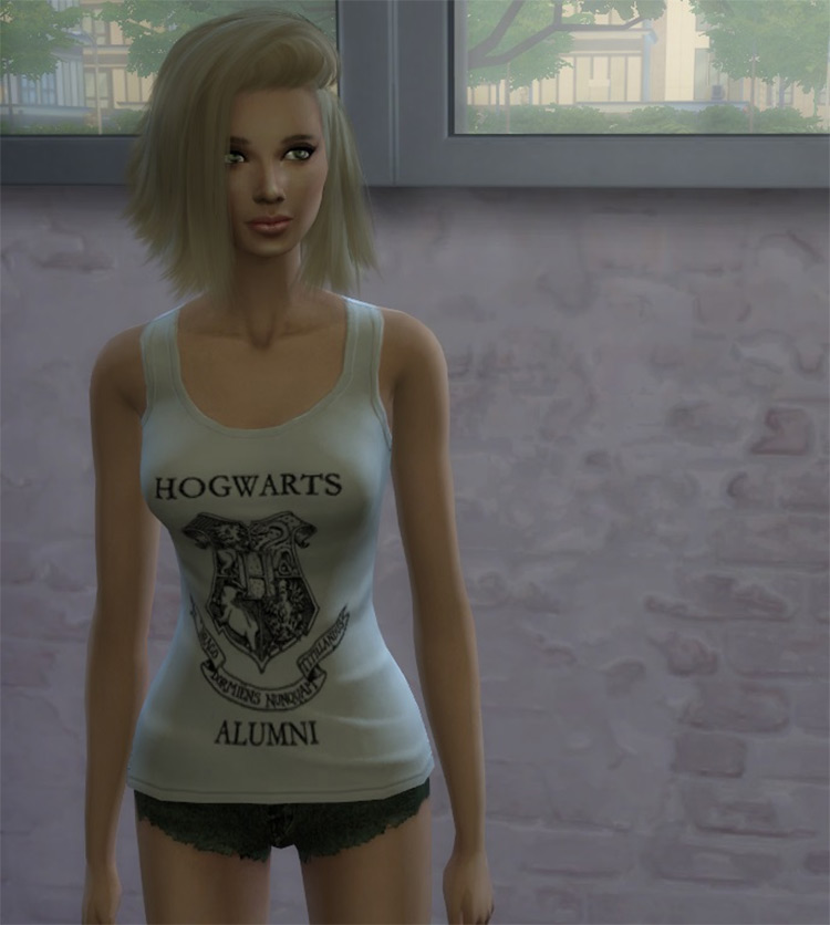 Harry Potter Female Tank Tops / TS4 CC