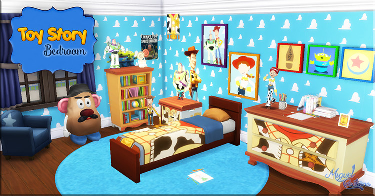 Toy Story Bedroom for The Sims 4