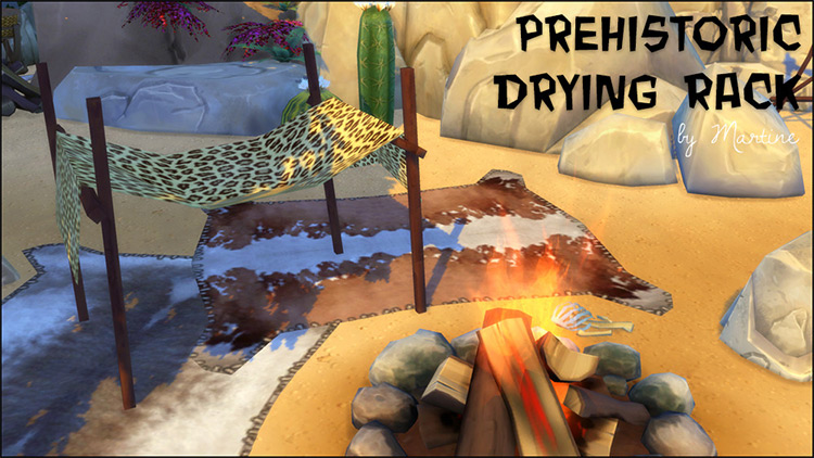 Prehistoric Drying Rack / TS4 CC