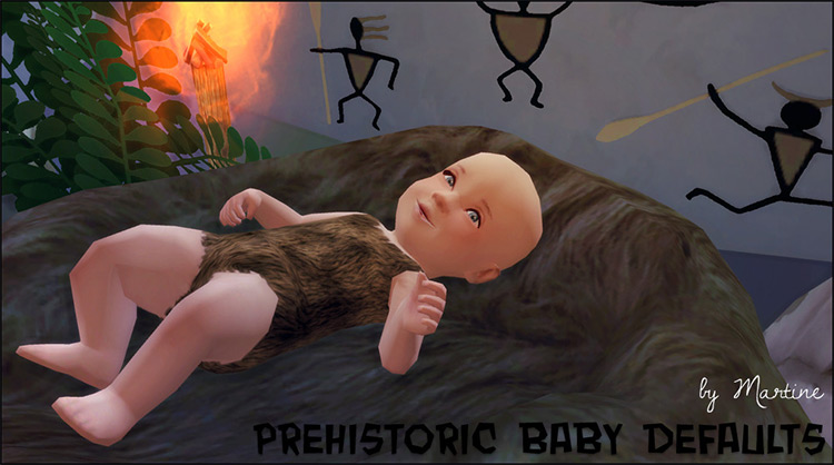 Prehistoric Baby Defaults / TS4 CC