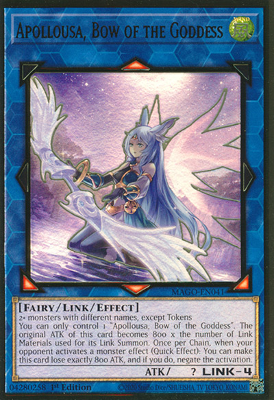 Apollousa, Bow of the Goddess Yu-Gi-Oh Card