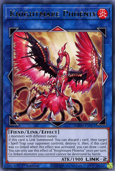 Knightmare Phoenix Yu-Gi-Oh Card