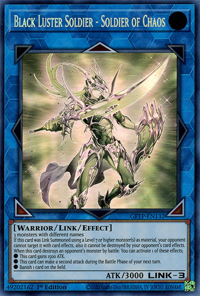 Black Luster Soldier - Soldier of Chaos YGO Card
