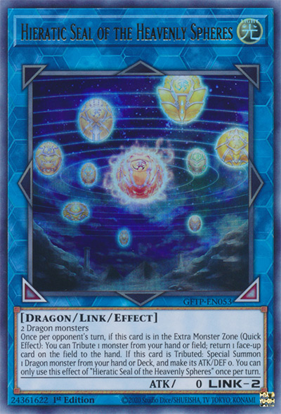 Hieratic Seal of the Heavenly Spheres Yu-Gi-Oh Card