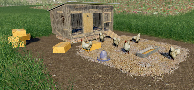 Simple chicken coop mod / Farming Simulator 19