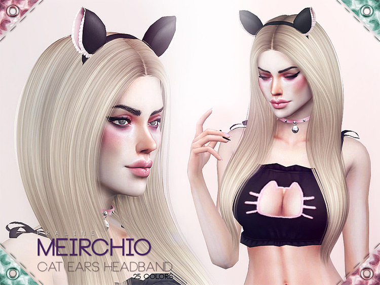 Čelenka Meirchio Cat Ears/TS4 CC