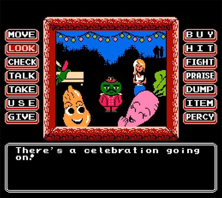 Princess Tomato NES screenshot