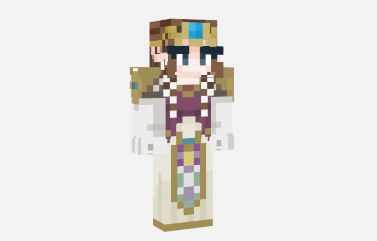 Twilight Princess Zelda Skin for Minecraft