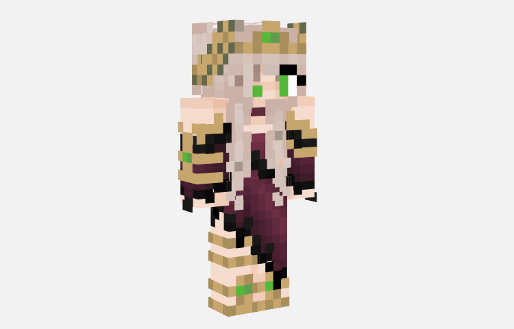 disney princess minecraft skin