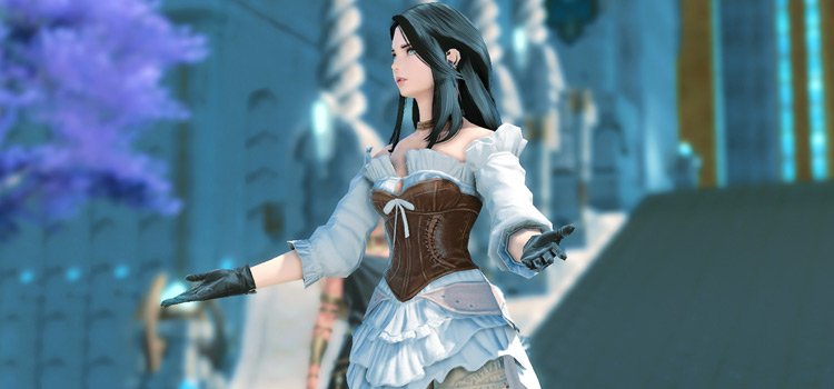 Female mage DPS character with GPose / FFXIV