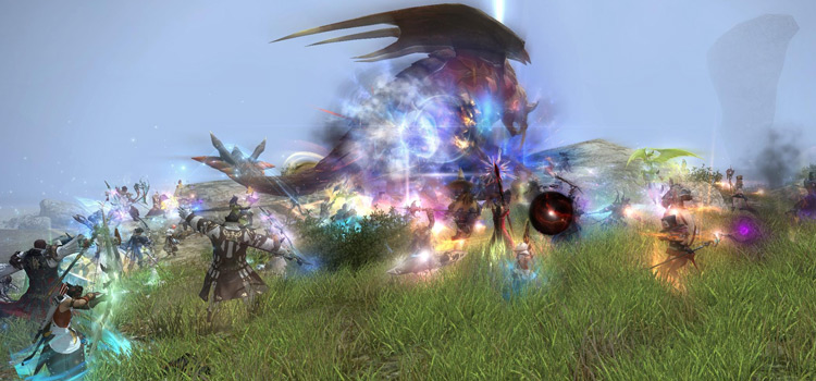 Primal Garlok Hunt Screenshot from Final Fantasy XIV