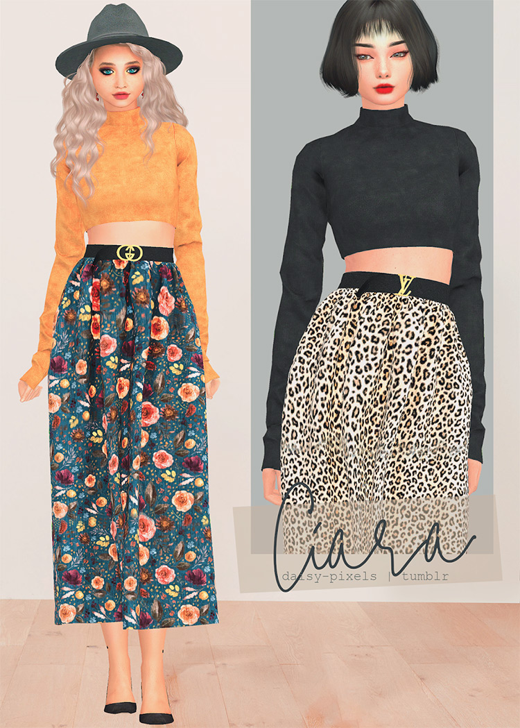 Sims 4 Skirts CC  The Ultimate Collection For Every Occasion   FandomSpot - 28