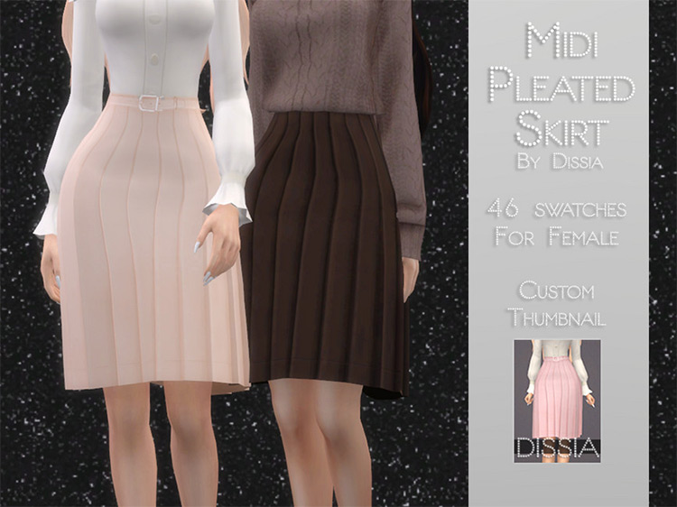 Sims 4 Skirts CC  The Ultimate Collection For Every Occasion   FandomSpot - 20