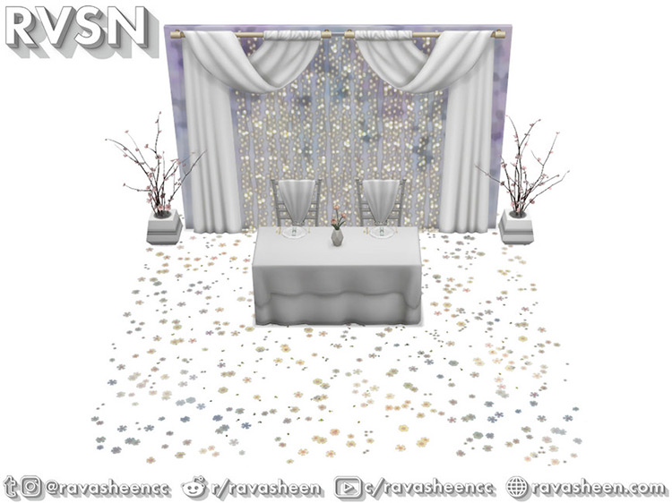 Push Comes to Love Wedding Set / TS4 CC