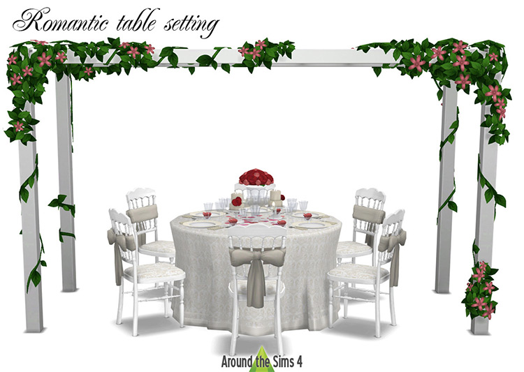 Sims 4 Wedding Decor Cc Furniture Flowers More Fandomspot