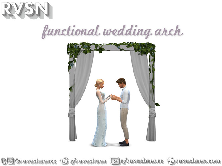 Holy Marchrimony Wedding Arches / Sims 4