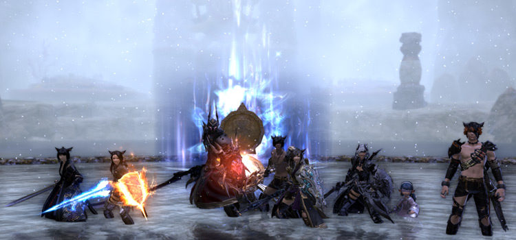 Susano EX with all PLD party / FFXIV