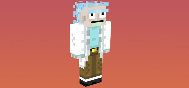 Rick Skin from Rick & Morty for Minecraft