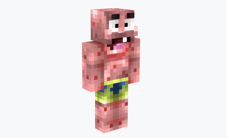 Patrick Star MC Skin from SpongeBob