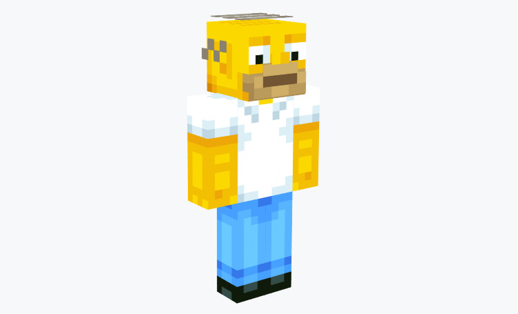 Homer Simpson Skin for Minecraft