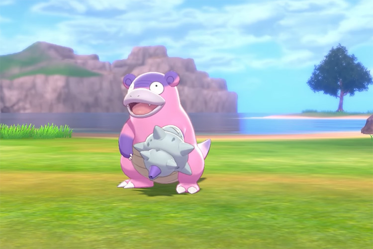 Galarian Slowbro in Pokémon SWSH