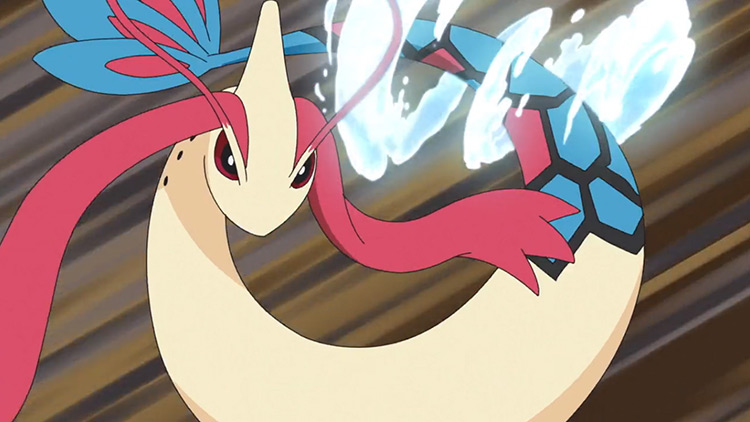 Milotic Pokemon in the anime