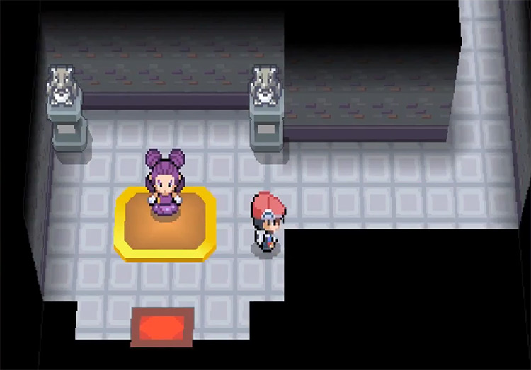 Fantina screenshot from Pokémon Platinum