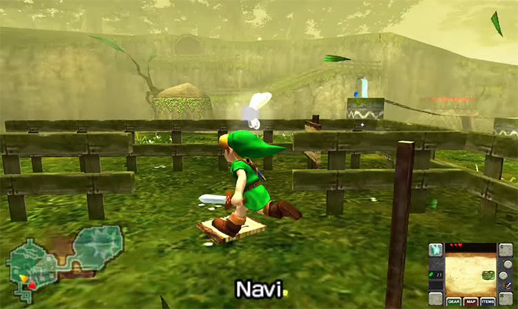 The Legend of Zelda: Ocarina of Time 3D gameplay