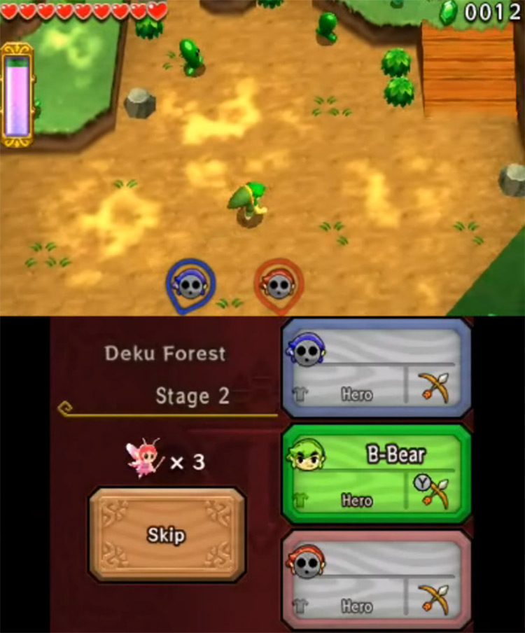 Triforce Heroes gameplay for 3DS