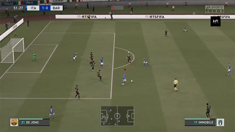FIFA 21 game screenshot