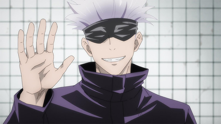 Satoru Gojou from Jujutsu Kaisen anime