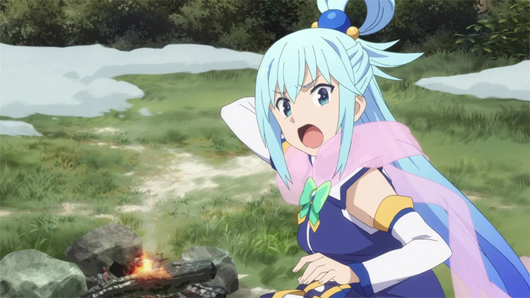 Aqua from KonoSuba anime