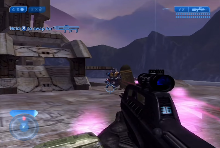 Halo 2 Xbox gameplay