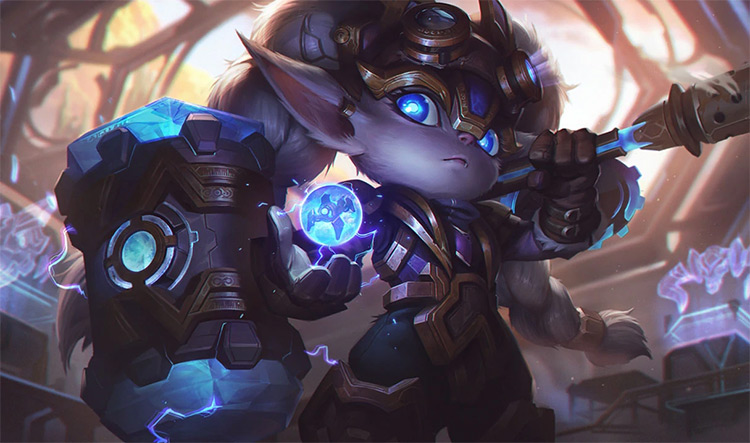 Hextech Poppy Skin Splash