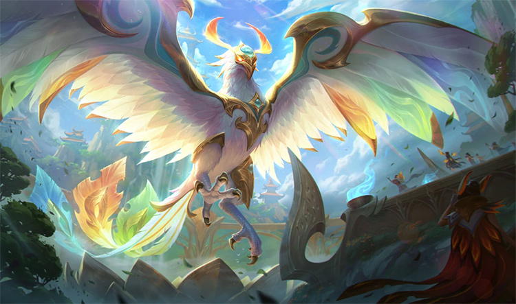 Divine Phoenix Anivia Splash Art / LoL