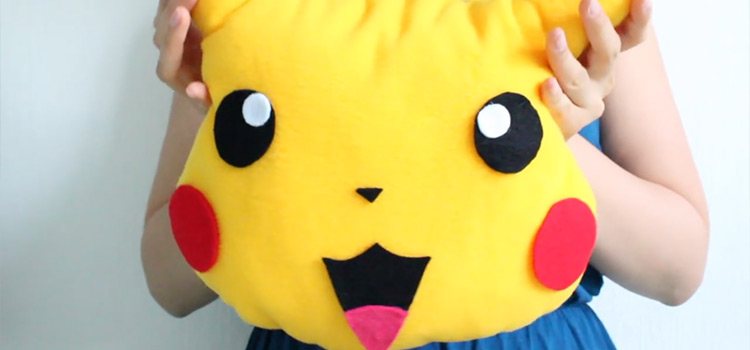 Pikachu pillow custom diy