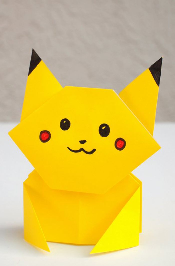 Origami pikachu